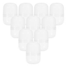 40 Stuks Transparante Kunststof Vullbare Capsules Voor Kauwgomautomaat