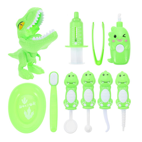 Conjunto De Infantil De Dentista Com Ferramentas E Dinosaur 1