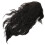 Wig Preta Punk 80 Para Cosplay E 7