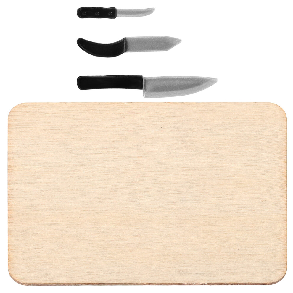 4 Zestawy AkcesorióW Do Domku 1:12, Mini WałKi I Deseczka-image