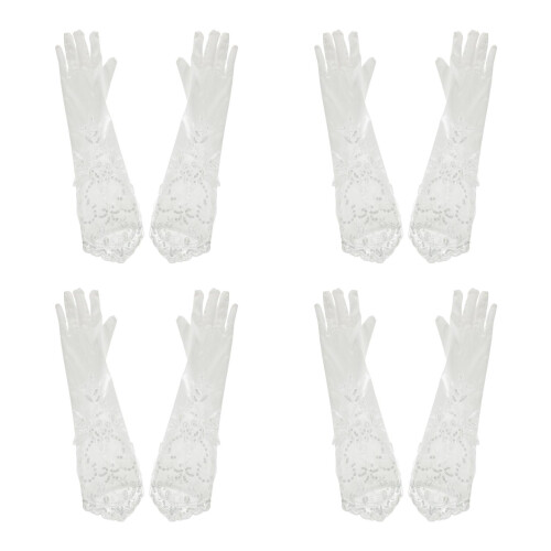 4 Pares De Luvas De Para Acessórios De 1