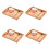 4 Conjuntos Escovar Kit Brinquedo Educativo 11