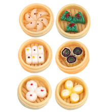 6 Unidades Miniaturas De Alimentos E Panela Para Brincadeira