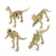 24 Peças Esqueletos Fósseis Dinossauros Brinquedo Infantil