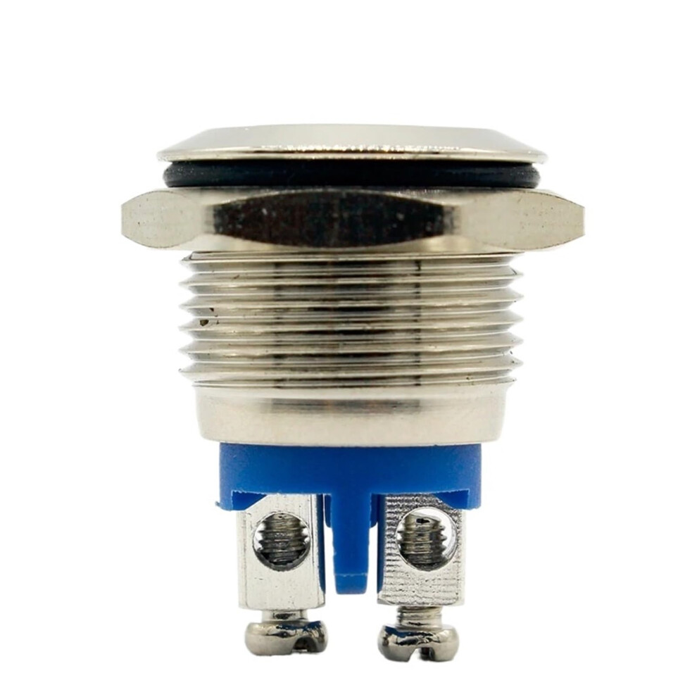 16Mm Start Horn Button Momentary Stainless Steel Metal Push Button Switch Panel Mount 16Mm Diameter Push Button 9339159540688