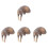 4 Mini In , Animale , Decorazione 4