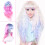 Wig Ondulada Longa Cacheada Para Mulheres E 4