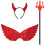 4 Set Da Diavolo Con , , E Per Cosplay 9