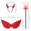 4 Set Da Diavolo Con , , E Per Cosplay 2