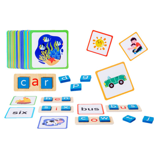 3 Sets Spelling Spelletjes Letter Kaarten Vroege Leer