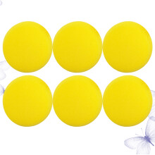 6st Schwammpinsel Schwammbürste Zeichnenpinsel Yellow