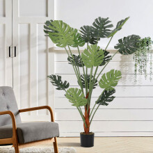 150cm Artificial Tropical Monstera Tree Faux Plant in Pot