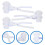 3Pcs Compacto De Neve Plástico Para 3