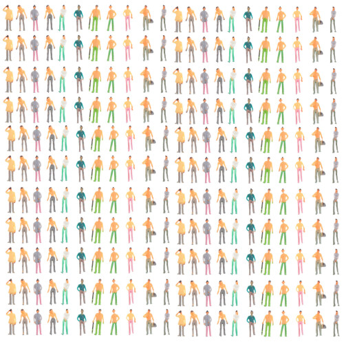 400 Unidades Mini De Pessoas Para De 1