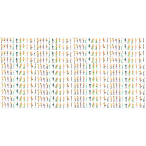 400 Unidades Mini De Pessoas Para De 2