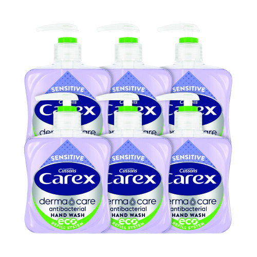 Carex Carex Sensitive 250ml (Pack of 6)