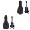 2 Conjuntos De Mini Guitarra Decoração Miniatura 4