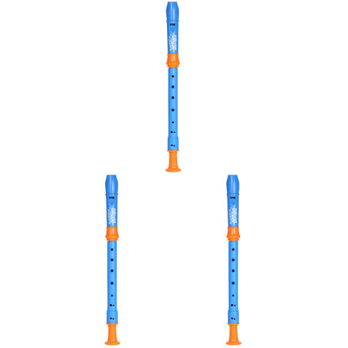 3Pz Flauto Musicale Arancione Per Bambini Allenamento 2