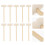 10 Pezzi Martelli In Giocattoli Educativi Per Bambini Beige 4