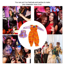 Kostium Halloween Króla Klowna Gwiazda I Księżyc