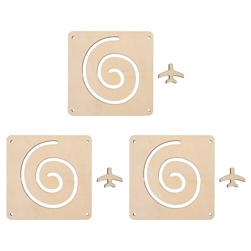 3 Conjuntos De Peças Avião, -Cabeça Graffiti 2