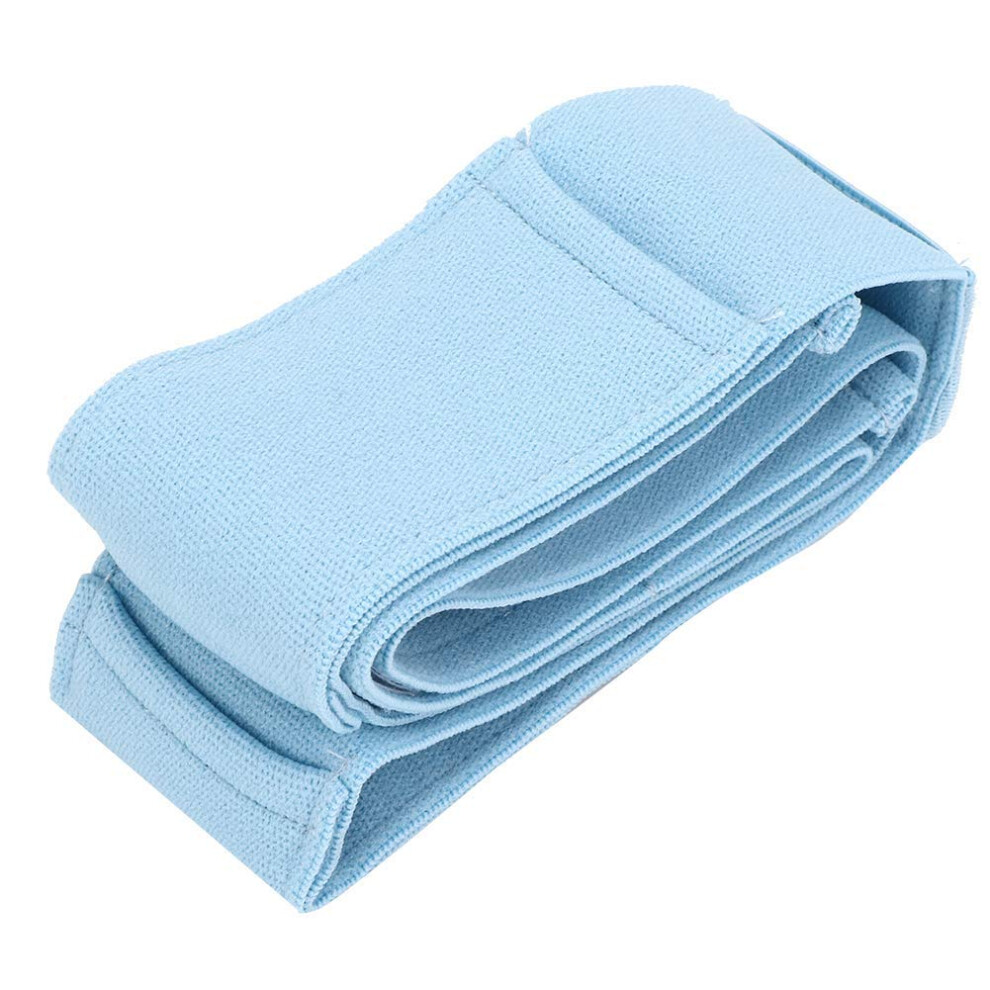 Blue Peritoneal Dialysis Belt Adjustable Breathable Abdominal Back Support Pd Catheter 80X5cm Conduit Belt