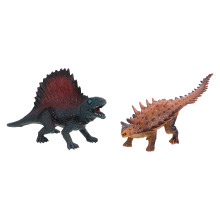 2St Kleuren Rubber Dinosaurussen Speelgoed Voor Kinderen Decor