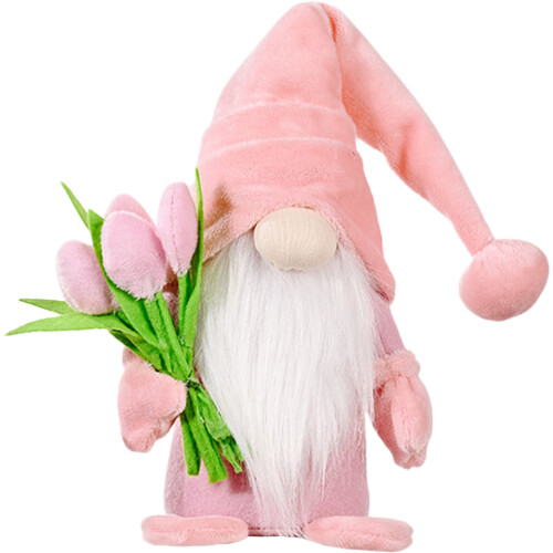 Spring Tulip Gnome De Decoração Presente Dia Das Mães 2