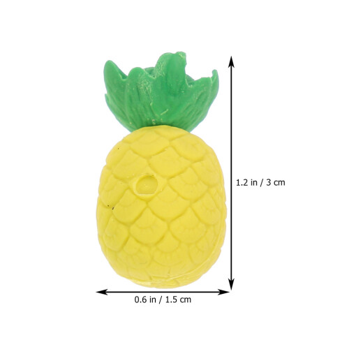 40Stk Ananasförmige Mini Radiergummis Für Kinder 1