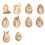 Bunnies Eggs Shape Wood Cutouts for Painting Craft-E type 2