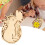 Bunnies Eggs Shape Wood Cutouts for Painting Craft-E type 3
