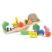 Blocos De Empilhamento De Animais De Montessori Para Bebê
