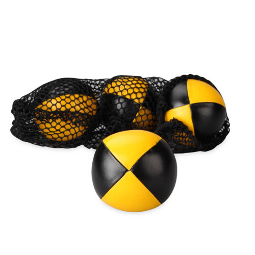 3 Unidades Bolas De Malabarismo Pu Com ( Preto) 2