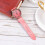 Relógio De Lona Com Pulseira Rosa E Design 10