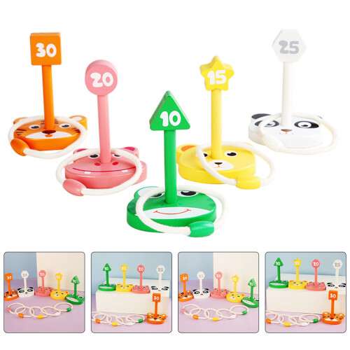 1 Set Kinder Ringewurf Mit Cartoon Tier Wurfringe 2