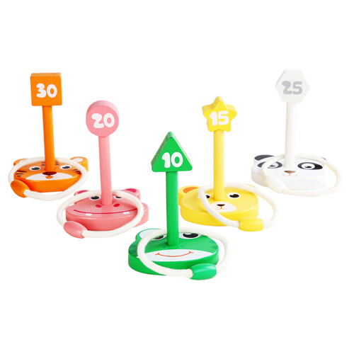 1 Set Kinder Ringewurf Mit Cartoon Tier Wurfringe 1