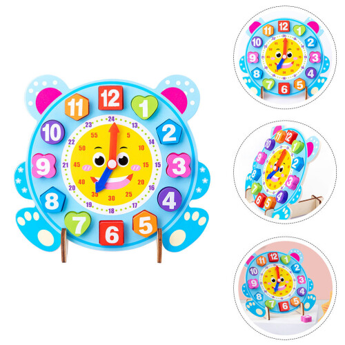 Conjunto De Brinquedo Educativo Com Blocos De Relógio 2