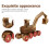 1 Adorno Escavadeira Brinquedo 8