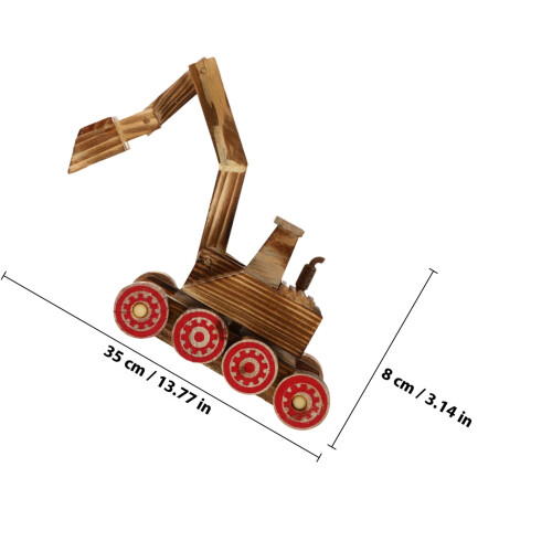 1 Adorno Escavadeira Brinquedo 1