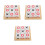 3Sets Ox Kinderschaakspel Hout Multifunctioneel Educatief 6