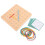 2 Sets Geoboard Geometric Shape Puzzle Peg Wood Board 1