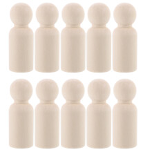 50St Beige Speelpoppen Onbewerkt DIY Creatief Knutselpakket