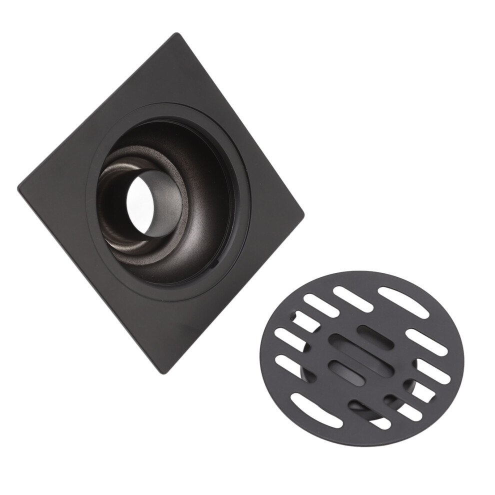 Floor Drain Cover For Shower Floor, Stainless Steel Quick Drainage Floor Drain With Odorless Trap System And Detachable Grid Plate, Anti Rust Anti Cor 9060116629602