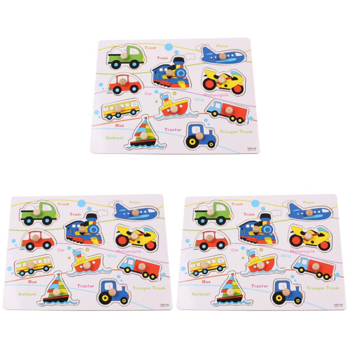 3Pcs -Cabeça De Veículo Infantil Educativo Sensorial 1