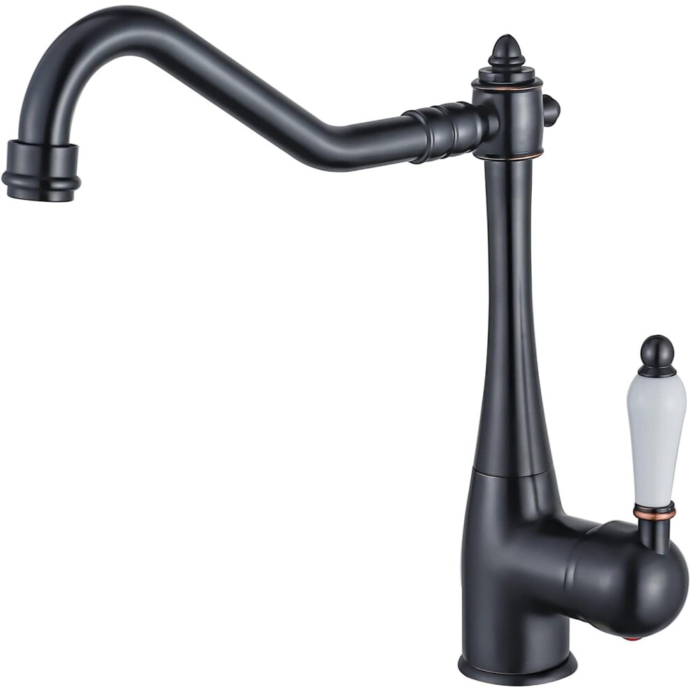 Solid Brass Kitchen Faucet, Water Saving Honeycomb Aerator, Ada Compliant Lever Handle For Ease Of Use, 360 Degree Rotation Spout, Easy Clean Surface 9135470824168
