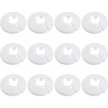 Copertura decorativa per tubo a parete, rosetta in plastica PP per copertura tubo dell'acqua, elevata resistenza al calore, facile installazione per