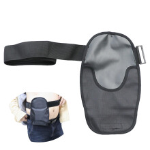 Waterproof Adjustable Elastic Fixation Band Universal Stoma Pouch Cover For Ileostomy Unisex Black