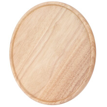 Pizza Plate Wooden NoPainted Lightweight Natural Materials Sushi Dish Sturdy For Serving