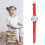 Flowerpatroon Kinderhorloge Creatieve Quartz Rood 4