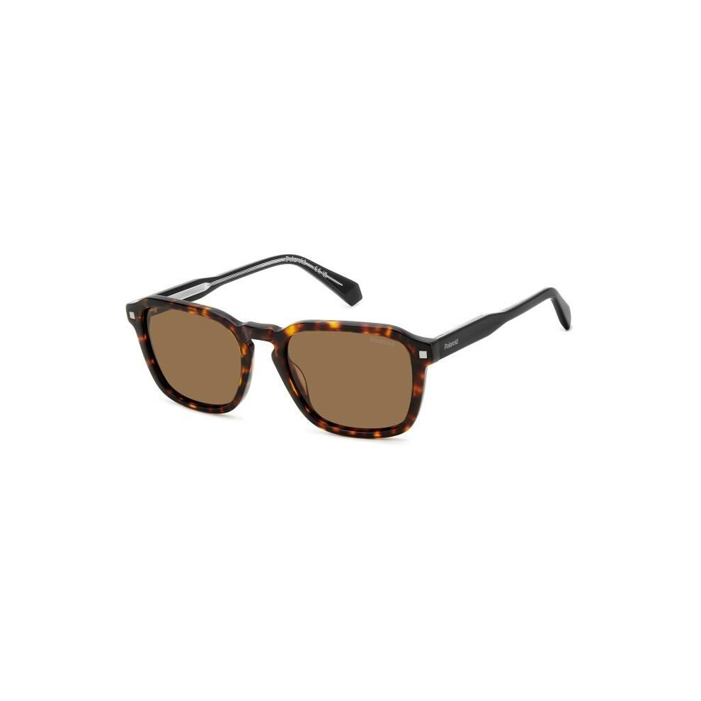 Polaroid Sunglasses - Pld 4156/S/X - Acetate - Unisex - Color 086 Havana Brown